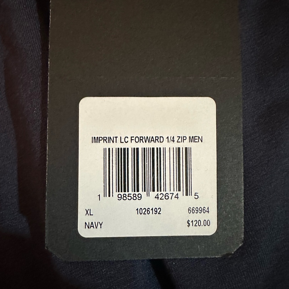 47 Dodgers Navy Quarter-Zip Long Sleeve Men's Shirt - Picture 5 of 5